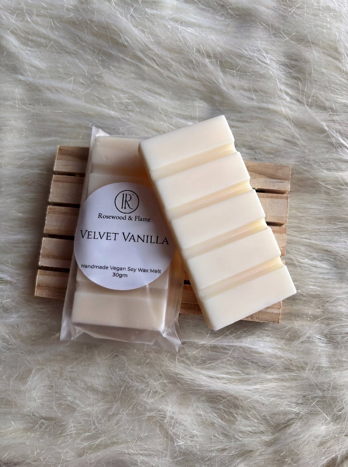 Rosewood & Flame Luxury Soy Wax Melt Snap Bar 30g