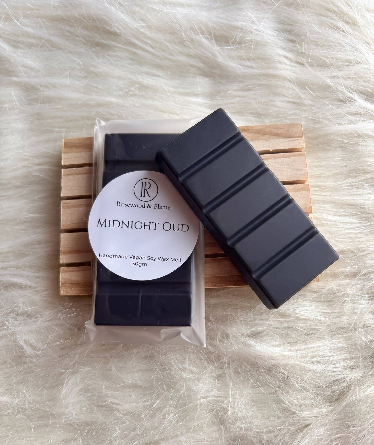Rosewood & Flame Luxury Soy Wax Melt Snap Bar 30g