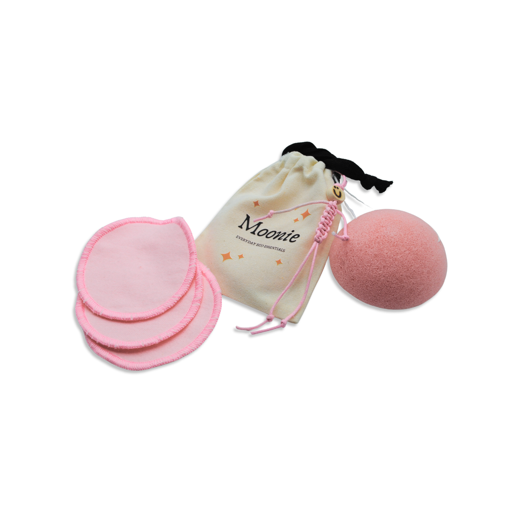 Pink Zero-Waste Skincare Kit