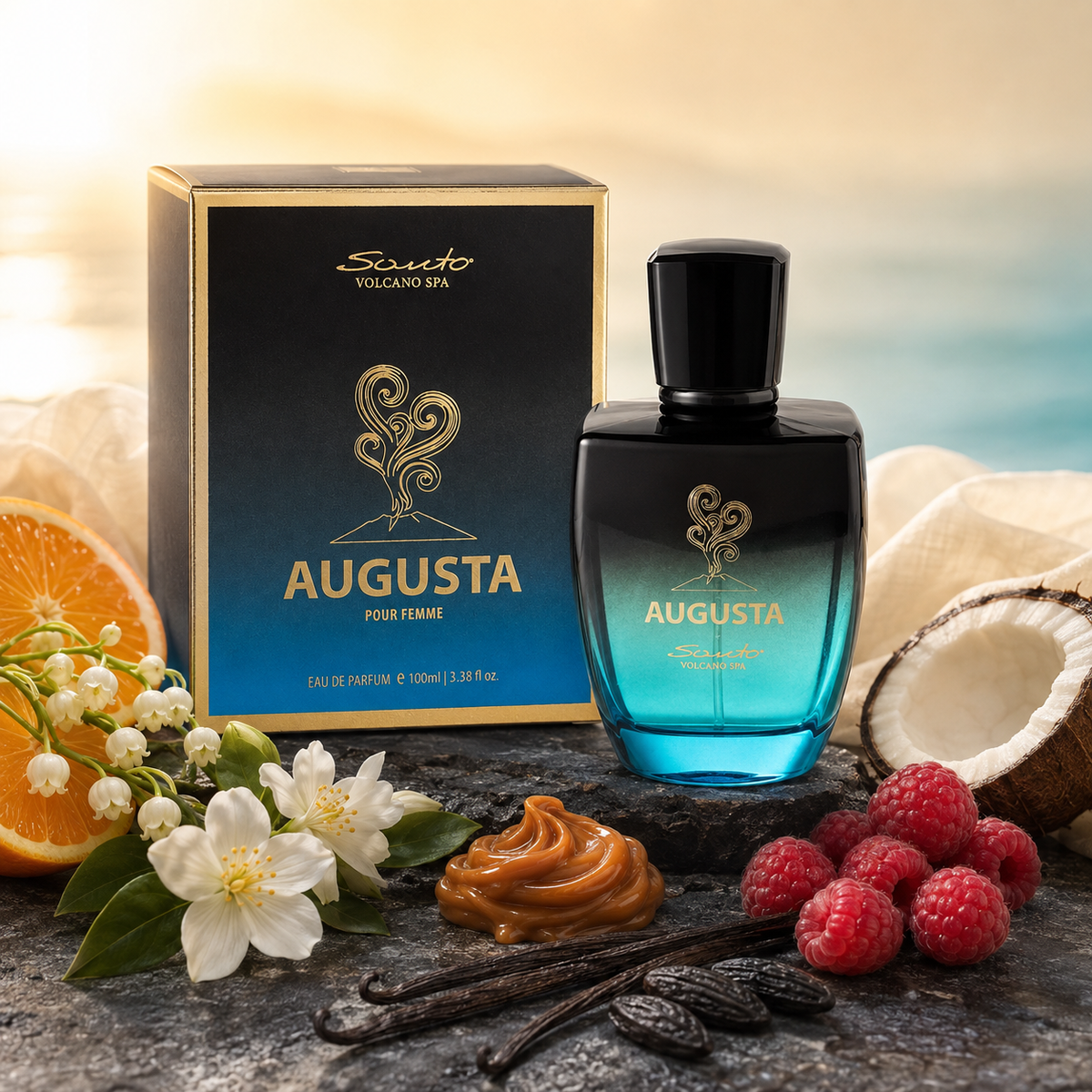 Olive Spa Augusta Santo Volcano Eau de Parfum 100ml-For Her