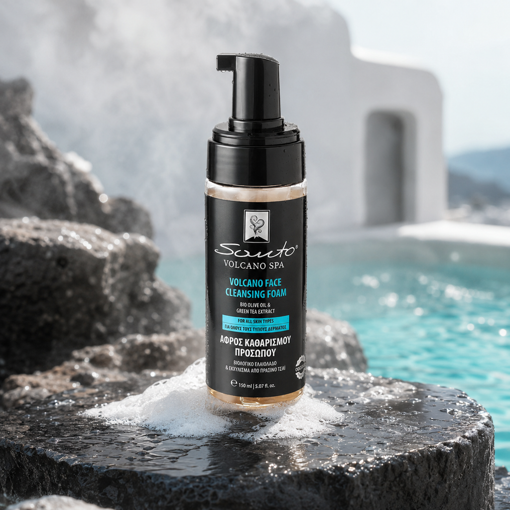 Santo Volcano Spa Facial Cleansing Foam 150ml