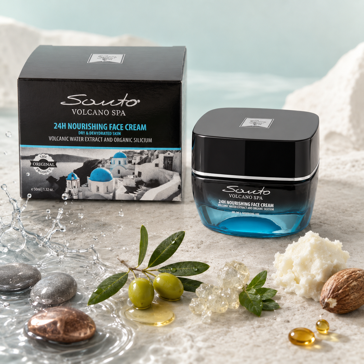 Santo Volcano Spa 24H Nourishing Face Cream 50ml