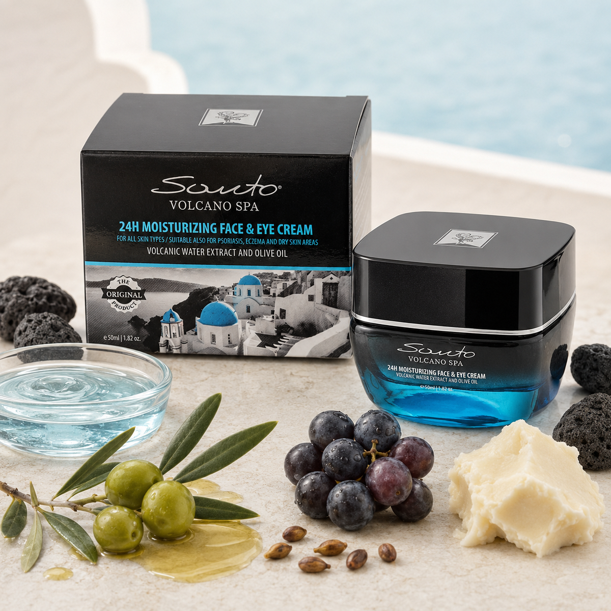 Santo Volcano Spa 24H Face & Eye Cream 50ml