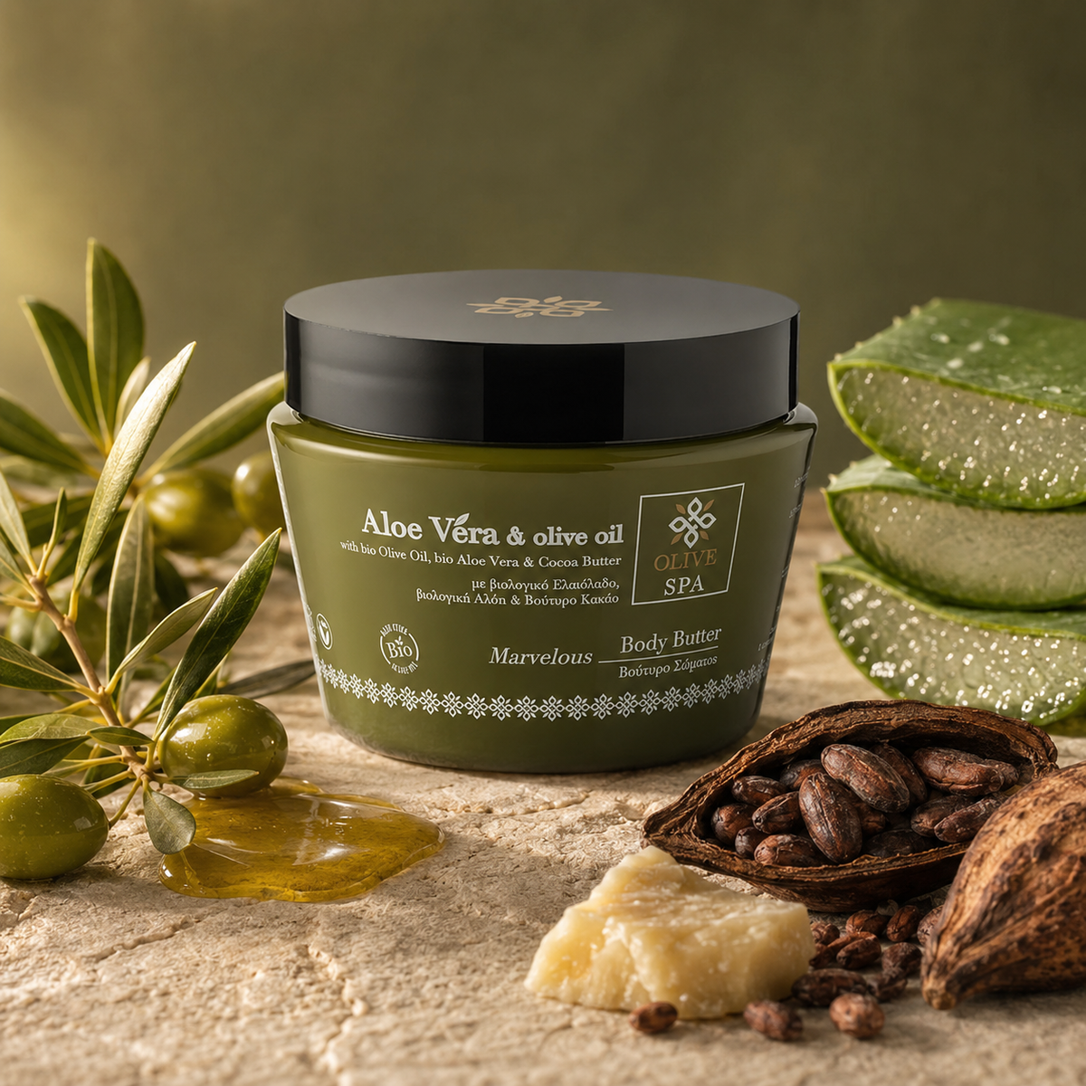 Olive Spa Marvelous Body Butter with Aloe Vera 250ml