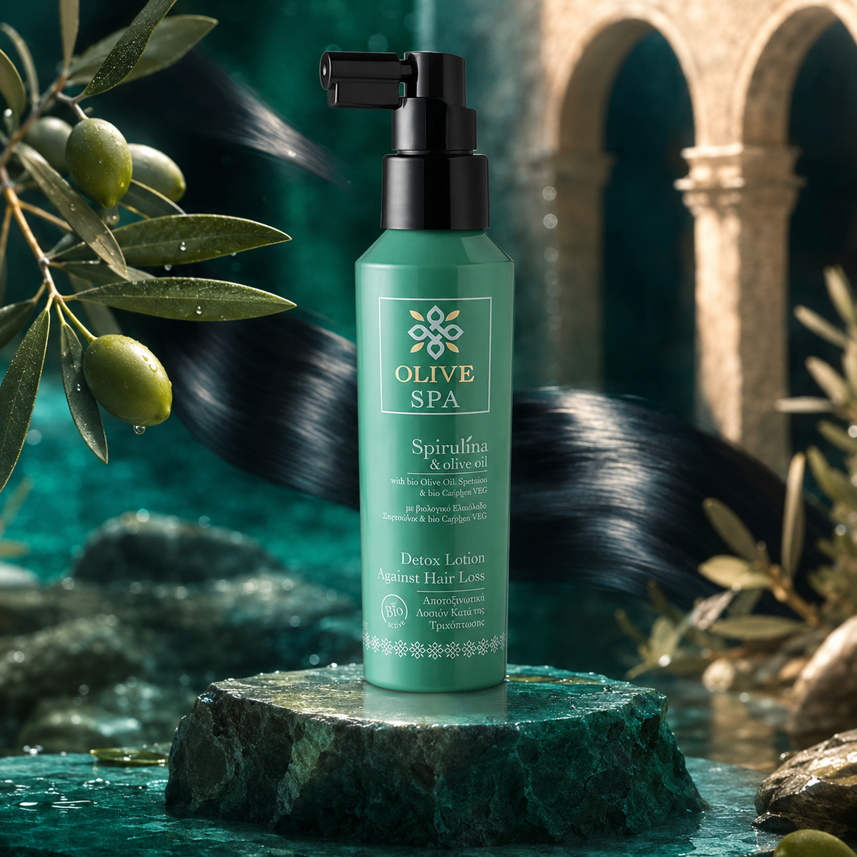 Olive Spa Detox Anti-Hair Loss Lotion With Spirulina 100ml