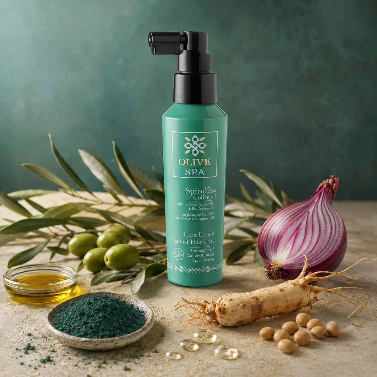 Olive Spa Detox Anti-Hair Loss Lotion With Spirulina 100ml