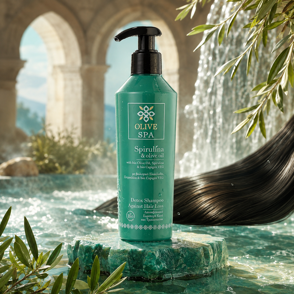 Olive Spa Detox Anti-Hair Loss Shampoo With Spirulina 250ml