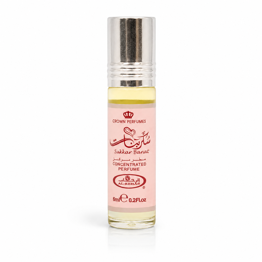 Al-Rehab Sukkar Banat Concentrated Perfume Oil 6ml - For Women