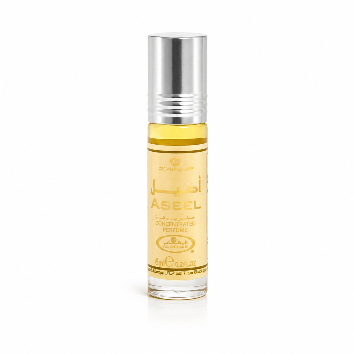 Al- Rehab Aseel Concentrated perfume oil 6ml roll-on bottle -For Men