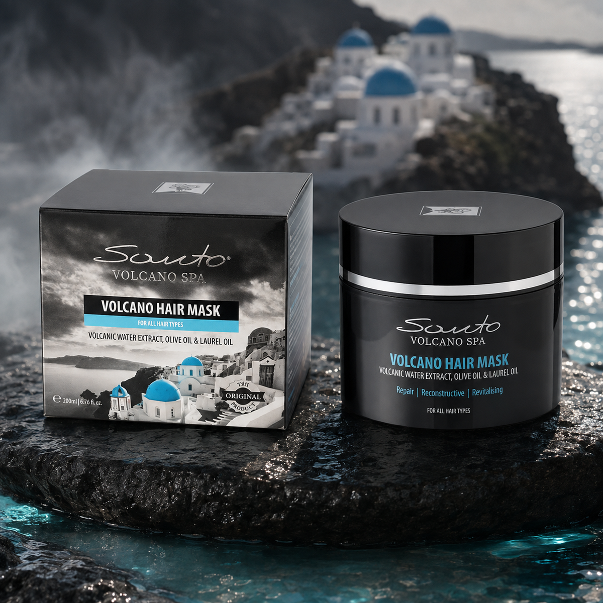 Santo Volcano Spa – Volcano Hair Mask 200ml
