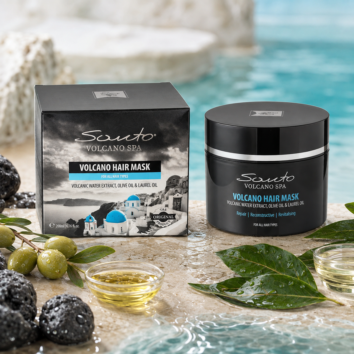 Santo Volcano Spa – Volcano Hair Mask 200ml