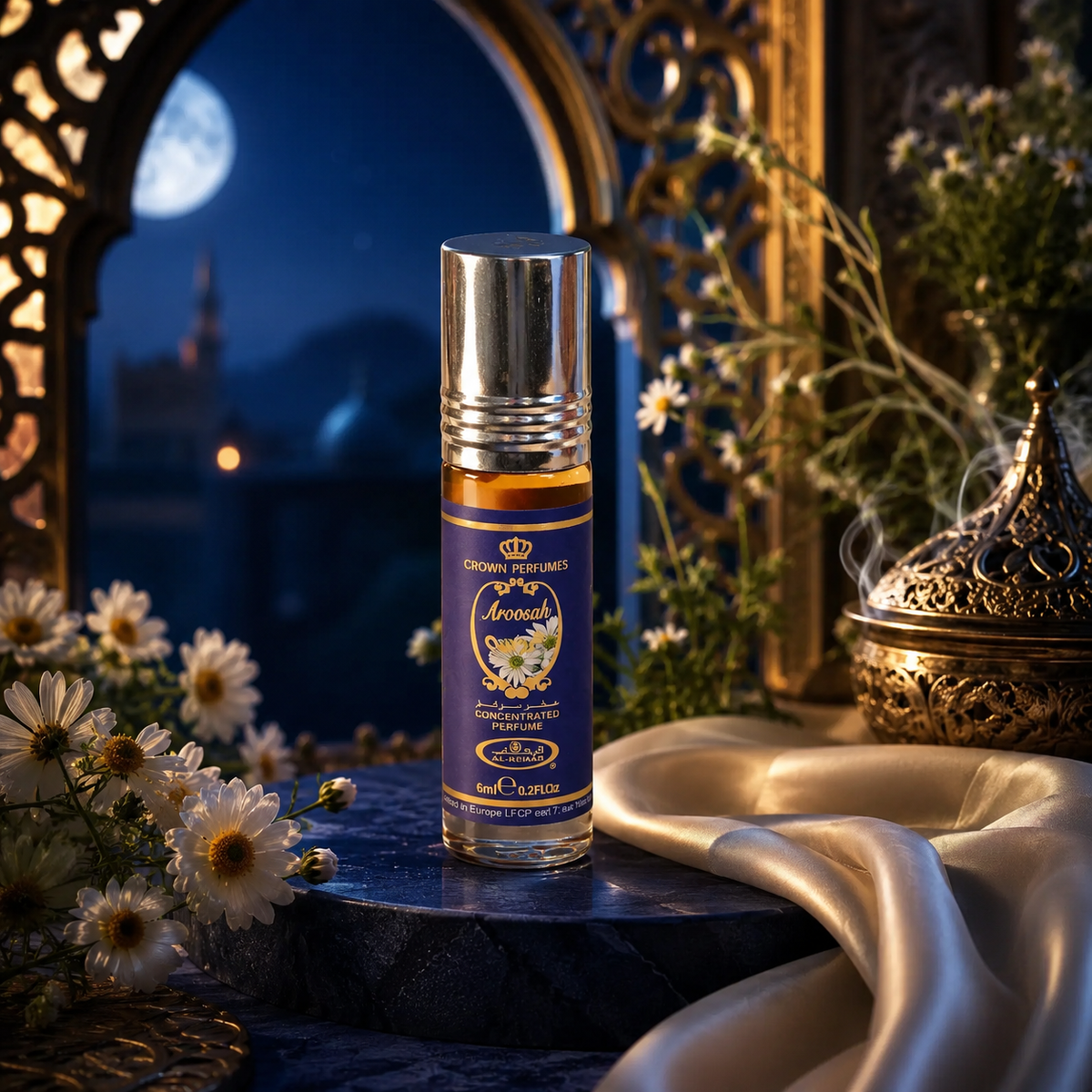 Al-Rehab Aroosah Concentrated Perfume Oil 6ml - For Women