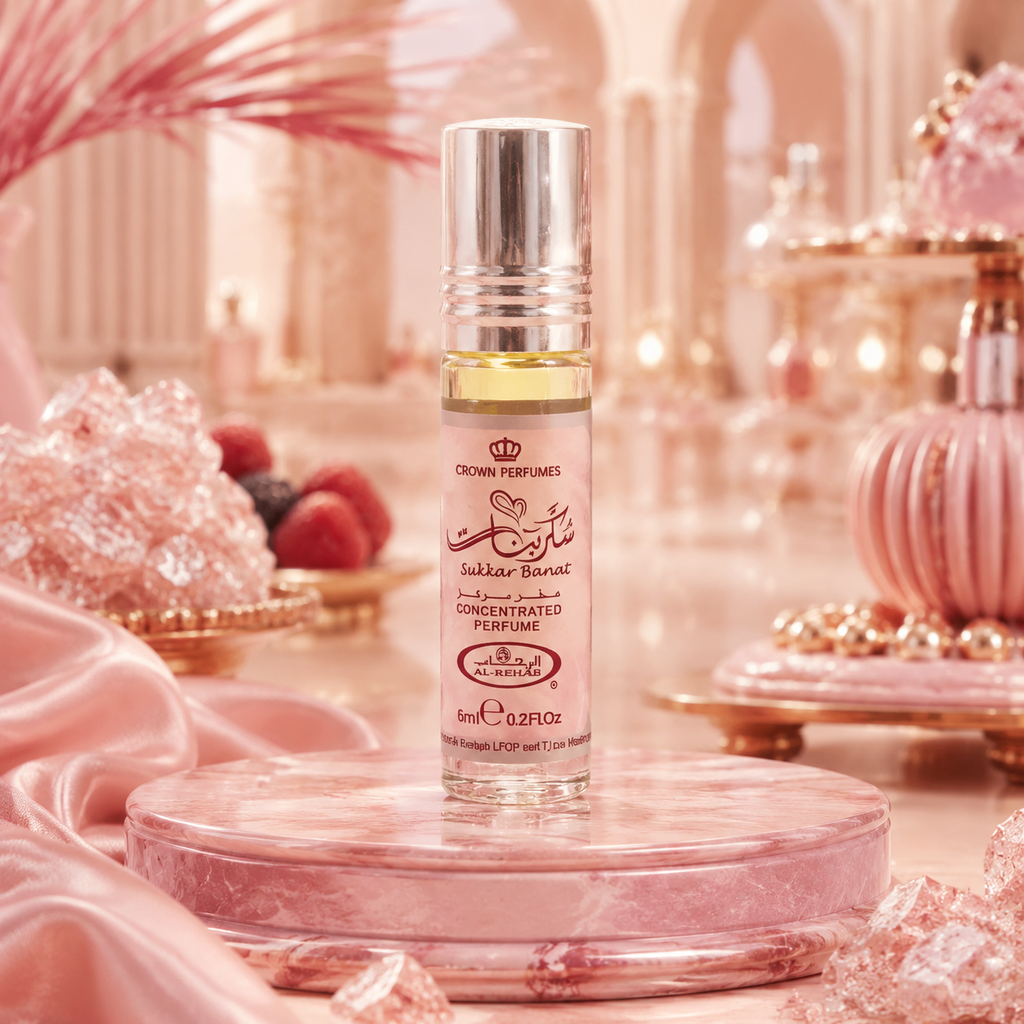 Al-Rehab Sukkar Banat Concentrated Perfume Oil 6ml - For Women