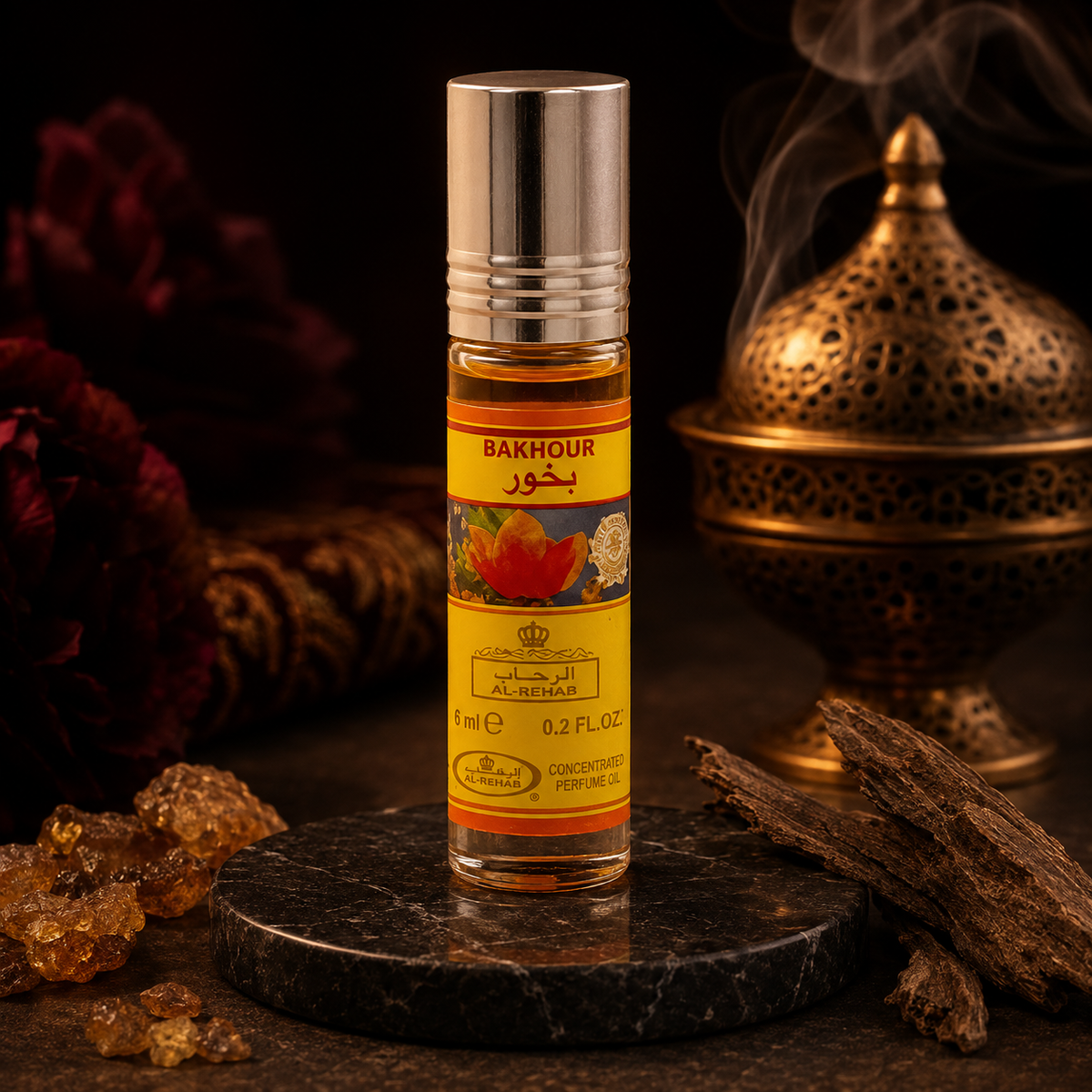 Al-Rehab Bakhour Concentrated Perfume Oil 6ml - Unisex
