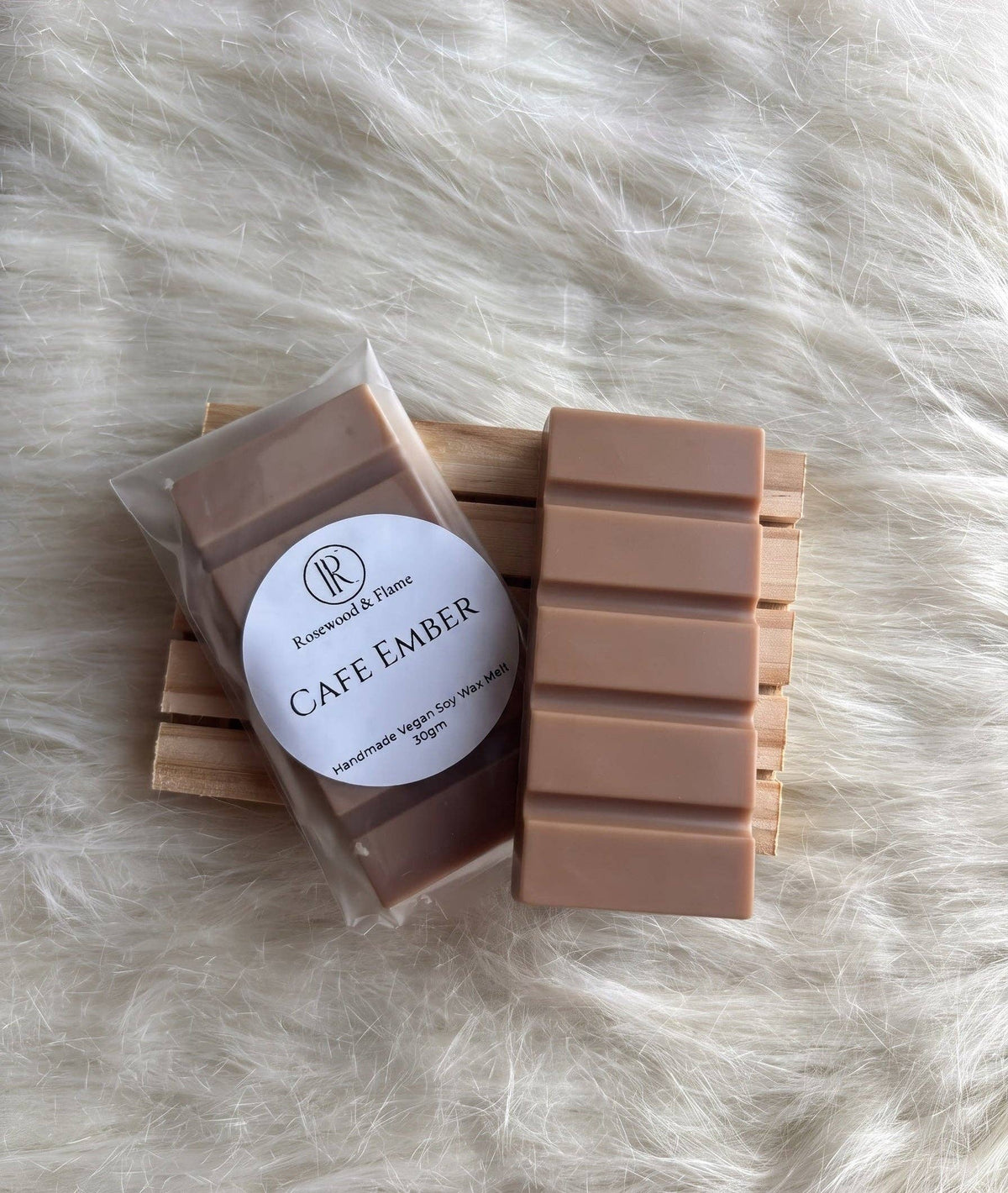 Rosewood & Flame Luxury Soy Wax Melt Snap Bar 30g