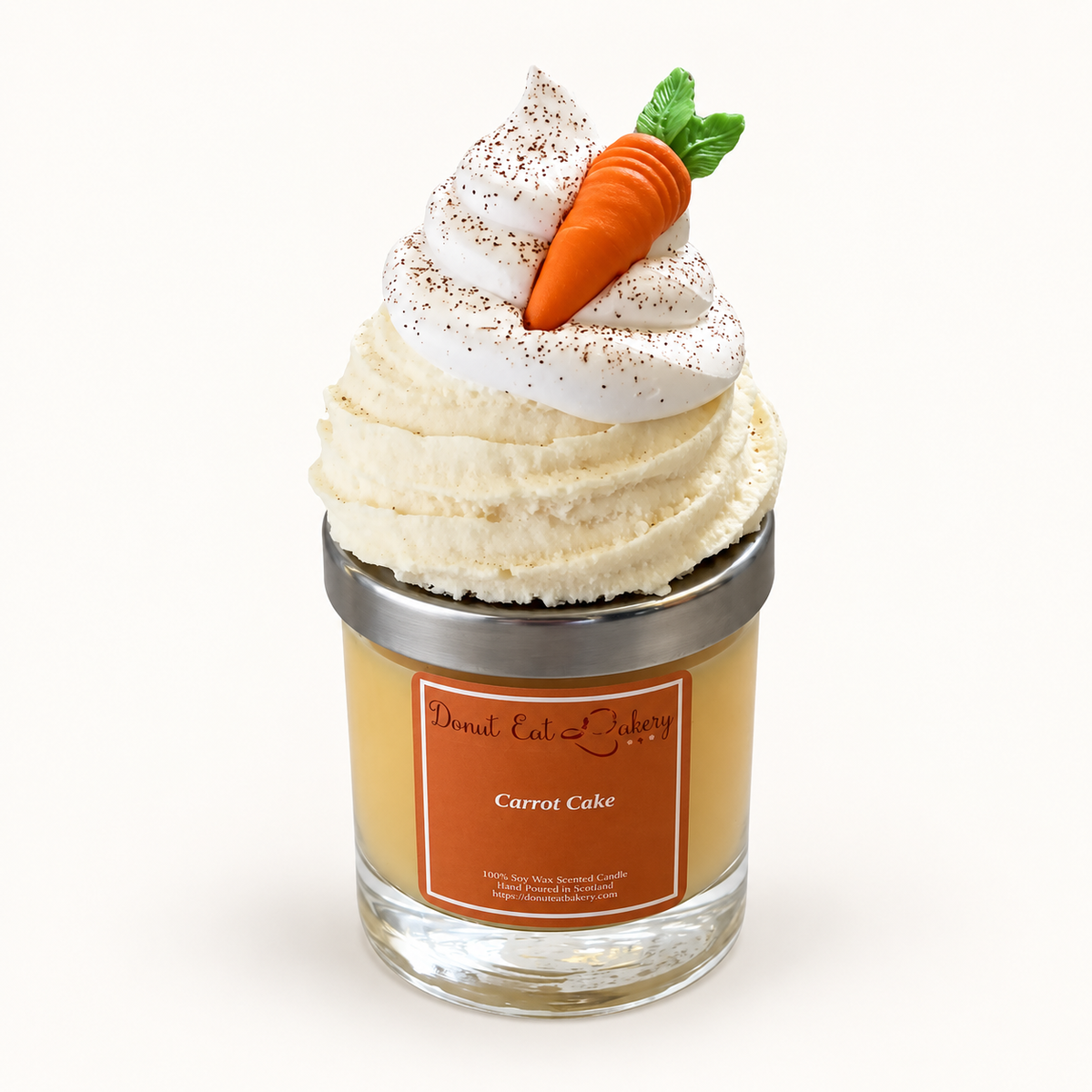 Carrot Cake Cupcake Soy Wax Candle 20cl
