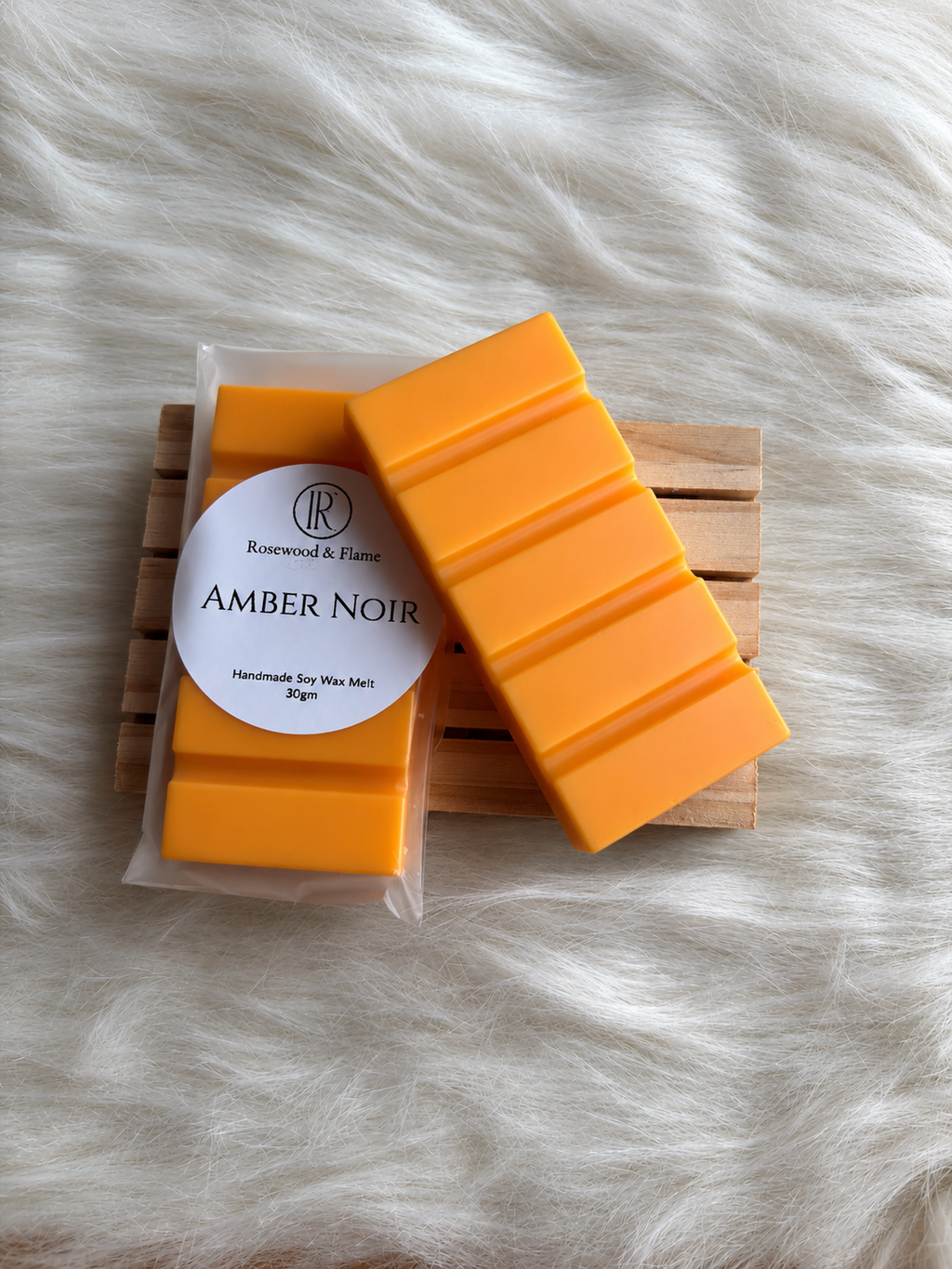 Rosewood & Flame Luxury Soy Wax Melt Snap Bar 30g
