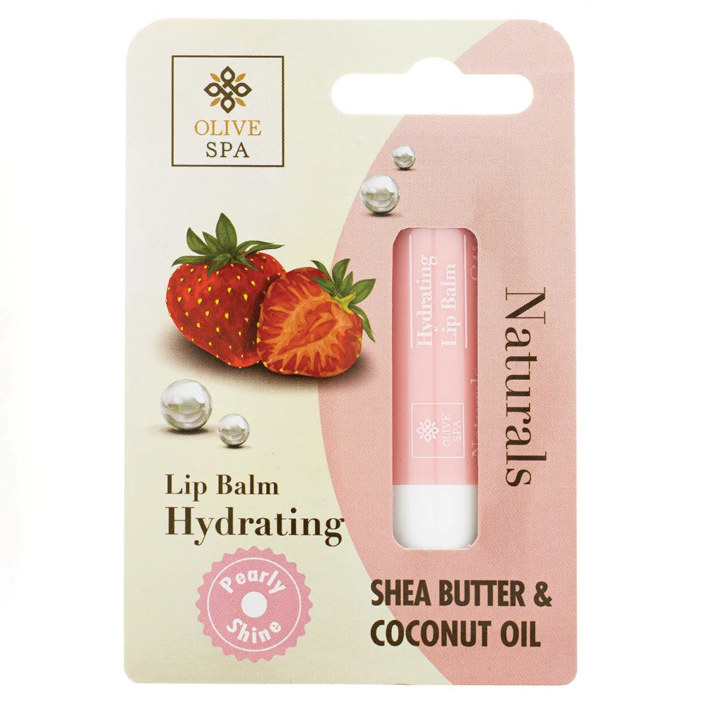 Olive Spa Naturals Lip Balm with shea butter and avocado oil 4.5g in retail packaging